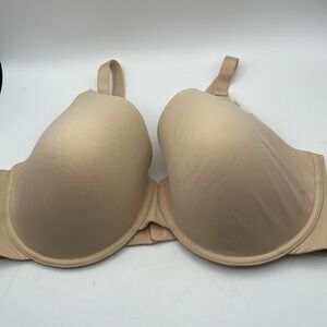 Motherhood full figure underwire nursing bra back smoothing tan sz 42DD NWT